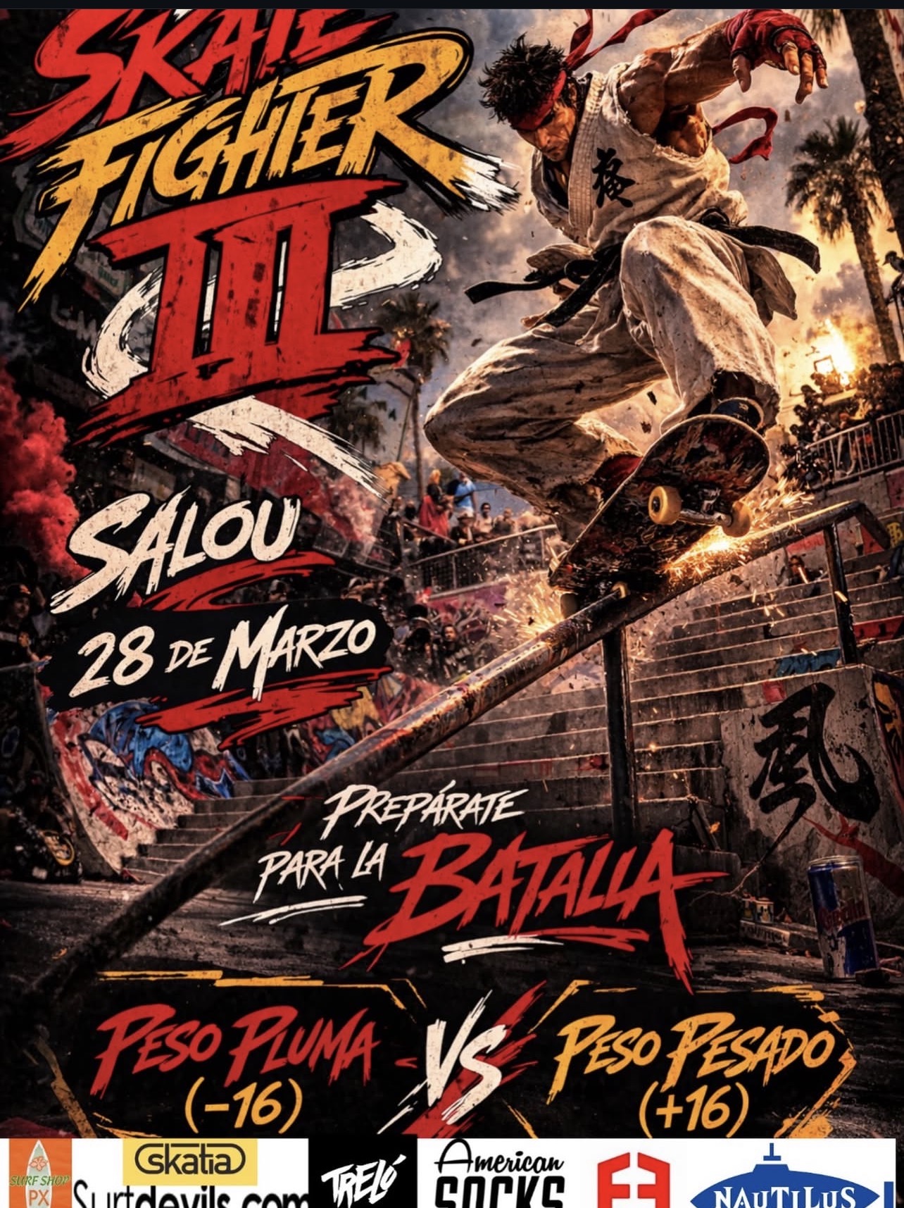 skate fighter salou