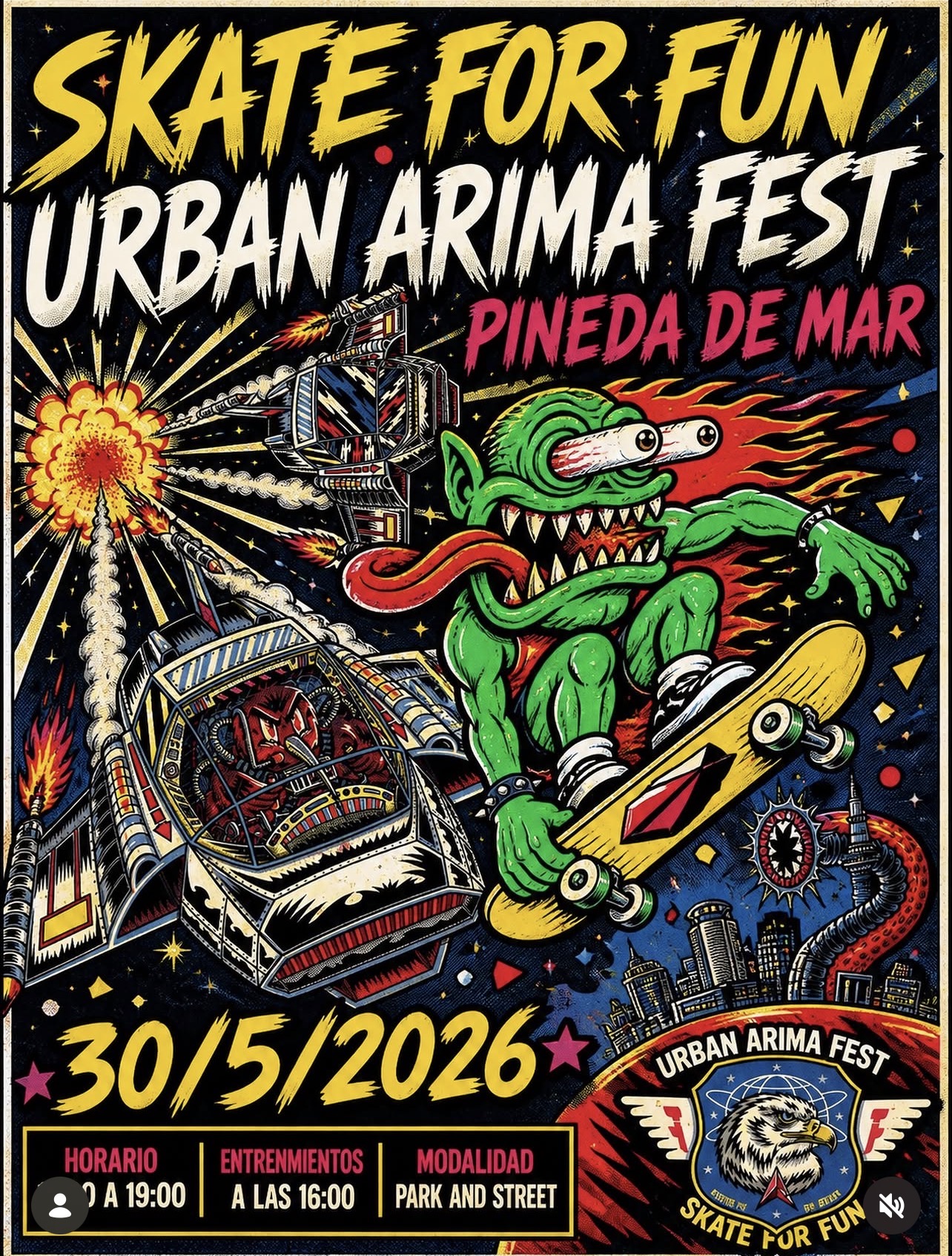 campeonato skate pineda de mar