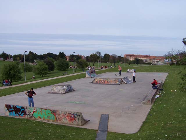 skatepark gijon parque de los pericones